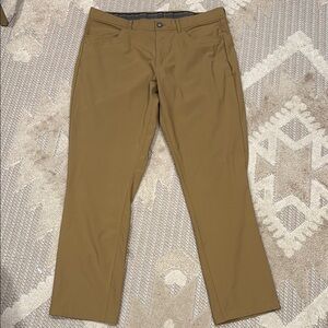 Men’s Puma Golf Pants - Brown - Cotton Blend - Size 36x32